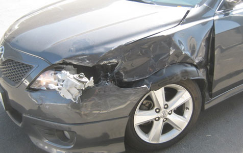 Camry Front Damage Before